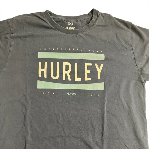 Hurley Men's Graphic Logo Short Sleeve Tee T-Shirt  - Size Large - Picture 1 of 3